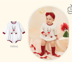 LP S40 - Body dài tay La Pomme mềm mại - Trắng - 18-24M - SS24.T11A