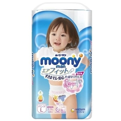 MX - L Girl Quần - L44 - Bỉm Moony Xanh