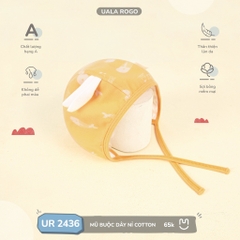 UR - Mũ buộc dây nỉ cotton 2436 - Vàng