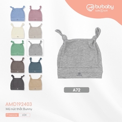 BU - BU - Mũ nút thắt Bunny - Free size - Ghi - AMD192403.FREA72 ZT1
