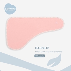 BU - Khăn quấn sơ sinh Bu Bellie Bambus - Free size - Hồng - ABB580000.FREA05