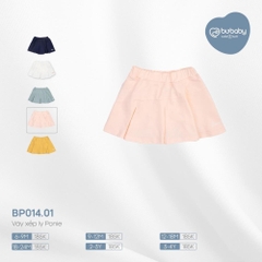 BU S10 - Chân váy ngắn xếp ly Ponie - BPN531801 - Hồng - 6-9M - SS25.BP