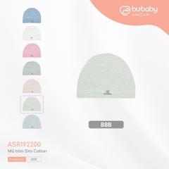 BU - Mũ tròn - Free size - Kẻ mint - ASR192200.FRE88B