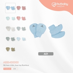 BU - Bộ bao chân, bao tay Bambus - Free size - Blue - ABB400000.FREA01