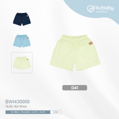 BU - Quần đùi Winie - Vải gió - D41|Vàng bơ - 18M - BWI430000 - 12/18M