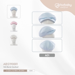 BU - Mũ Beret - ABS190001 - Blue - 18-24M - SS25.BP