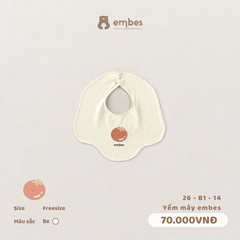EMBES - Yếm mây embes - 26-B1-14 - Be - FREESIZE
