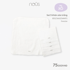 NOUS - Set 5 khăn sữa trắng - . - FS