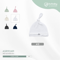 BU - Mũ nút thắt Siro - A12|Trắng - Siro - 0 - ASR192401 - SS24.T3A