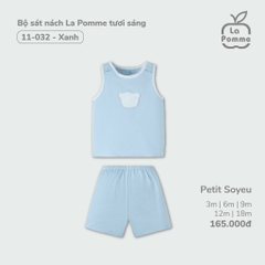 LP - Bộ sát nách La Pomme tươi sáng - 3M Xanh - SS24.T4A