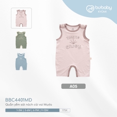 BU - Quần yếm sát nách cài vai Muda - A05|Hồng - BBC4401MD - 3-6M - SS24.T5A - 3/6M