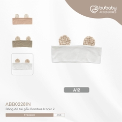 BU - Băng đô tai gấu Bambus Iconic 2 - A12|Trắng - ABB0228IN - Free size - SS24.T5A