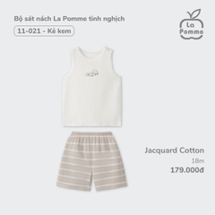 LP - Bộ sát nách La Pomme tinh nghịch - Kẻ Kem - SS24.T5A