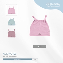 BU - Mũ nút thắt Bunny - Modal - A11|Hồng nhạt - FS - AMD192403 ZT1