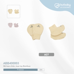 BU - Bộ bao chân, bao tay Bambus - A07|Vàng - Free size - Bamboo - ABB400003 - SS24.T2A
