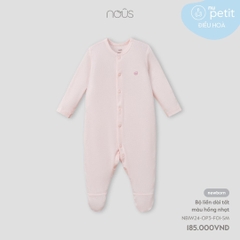 NOUS - Body dài tất màu hồng nhạt - Nu Petit - NB - SS24.T6A - Body dài tất màu hồng nhạt - .t màu hồng nhạt - Newborn