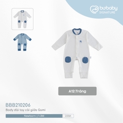 BU - Body dài tay cài giữa Gami - A12|Trắng - BBB210206 - 1- - SS24.T7A