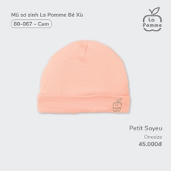 LP - Mũ sơ sinh La Pomme Bé Xù - Hồng - SS24.T7A