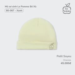 LP - Mũ sơ sinh La Pomme Bé Xù - Xanh - SS24.T7A