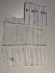 BU - Khăn sữa Muslin pack 6 - A12|Trắng - AMU104806 - Free size - SS24.T6A