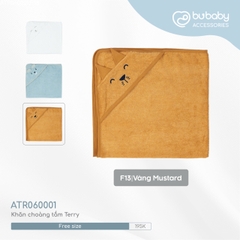 BU - Khăn choàng tắm Terry - Vàng Mustard - Free size - SS24.T8B