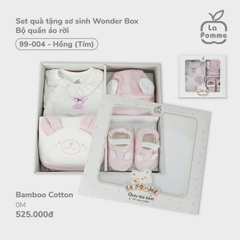 LP - Set quà tặng sơ sinh Wonder Box - Bộ quần áo rời - Hồng (tím) - SS24.T8B