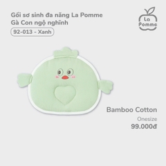 LP - Gối sơ sinh đa năng La Pomme Gà Con ngộ nghĩnh - Xanh - SS24.T9A