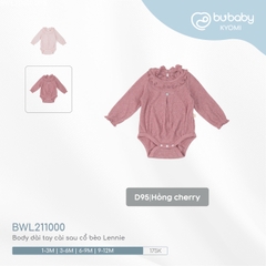 BU - Body dài tay cài sau cổ bèo Lennie - Hồng cherry - SS24.T9A