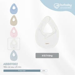 BU - Yếm  cài sau cổ tròn    - Trắng - Free size - SS24.T9A
