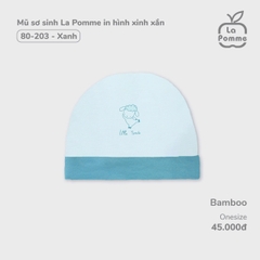 LP - Mũ sơ sinh La Pomme in hình xinh xắn - Xanh - SS24.T9B