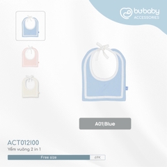 BU - Yếm vuông 2 in 1  - Blue - Free size - SS24.T10A
