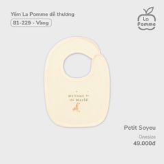 LP - Yếm La Pomme dễ thương - Vàng - SS24.T10A