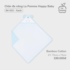 LP - Chăn đa năng La Pomme Happy Baby - Xanh - SS24.T10B