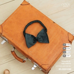 NOUS S49 - Băng đô nơ màu xanh lá - S - SS24.XMAS