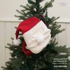 NOUS - Balo ông già Noel màu trắng phối đỏ -  - FS - SS24.XMAS