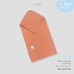 NOUS S10 - Chăn ủ màu cam phối trắng - FS - SS24.11B