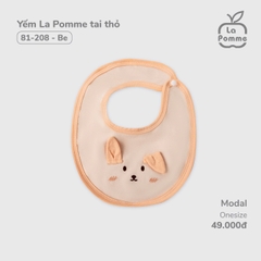 LP - Yếm La Pomme tai thỏ - Be - SS24.T11B
