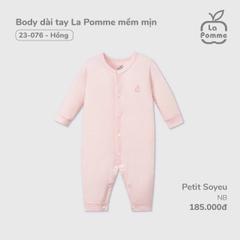 LP - Body dài tay La Pomme mềm mịn - Hồng - SS25.T6A