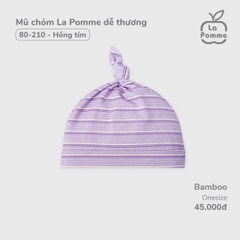 LP - Mũ chỏm La Pomme dễ thương - Hồng tím - SS24.T12A