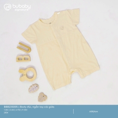 BU - Body đùi, ngắn tay cài giữa - Kem - SS25.T1A