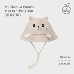 LP - Mũ vành La Pomme Mèo con Đáng Yêu -  Be