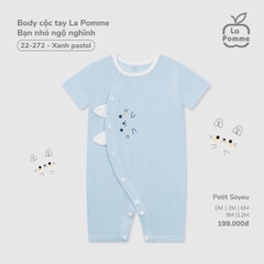 LP - Body cộc tay La Pomme Bạn nhỏ ngộ nghĩnh - Xanh - SS25.T5A