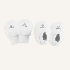 BU - Bộ bao chân, bao tay - Trắng - SS25.T5B