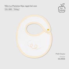 LP - Yếm La Pomme Người bạn trong vườn - Trắng - SS25.T5B