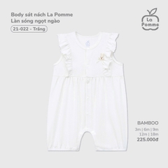 LP S10 - Body sát nách La Pomme Làn sóng ngọt ngào - Trắng - 18-24M - SS25.T6A