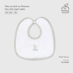 LP - Yếm sơ sinh La Pomme hoa nhỏ ngọt ngào - Be - SS25.T6A