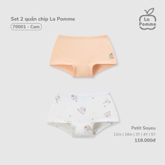 LP - Set 2 quần chip La Pomme - Cam - SS25.T6A