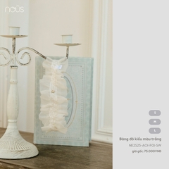NOUS NP25 - Băng đô kiểu màu trắng - S - SS25.T6B