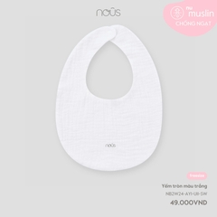 NOUS - Yếm tròn màu trắng - SS25.T7A