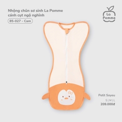 LP - Nhộng chũn sơ sinh La Pomme cánh cụt ngộ nghĩnh - Cam - S - SS25.T7A